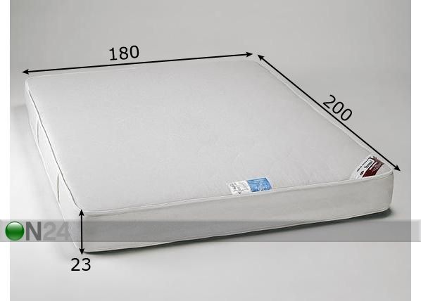 Stroma patja Kookos Ekologinen 180x200 cm mitat