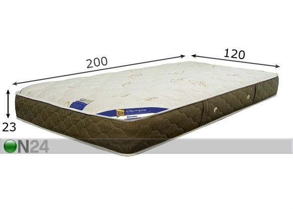 Stroma patja Olympia 120x200 cm mitat