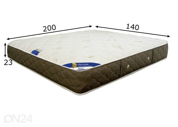 Stroma patja Olympia 140x200 cm mitat