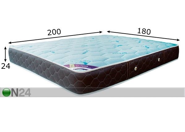Stroma patja Orfeas 180x200 cm mitat