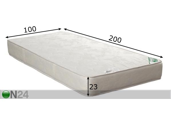 Stroma patja Ortopedinen ekologinen 100x200 cm mitat