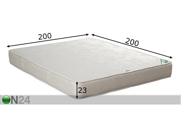 Stroma patja Ortopedinen ekologinen 200x200 cm mitat