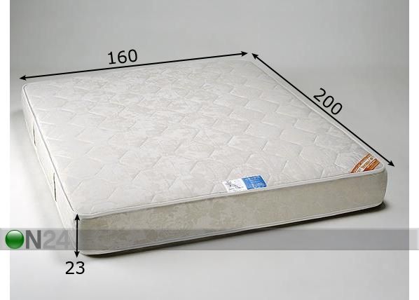 Stroma patja Soft Ekologinen 160x200 cm mitat