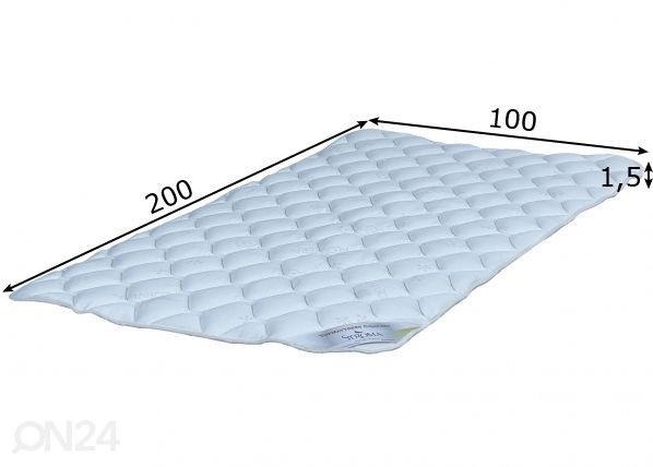 Stroma petauspatja Top Comfort 100x200 cm mitat