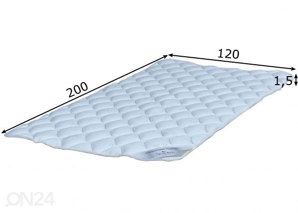 Stroma petauspatja Top Comfort 120x200 cm mitat