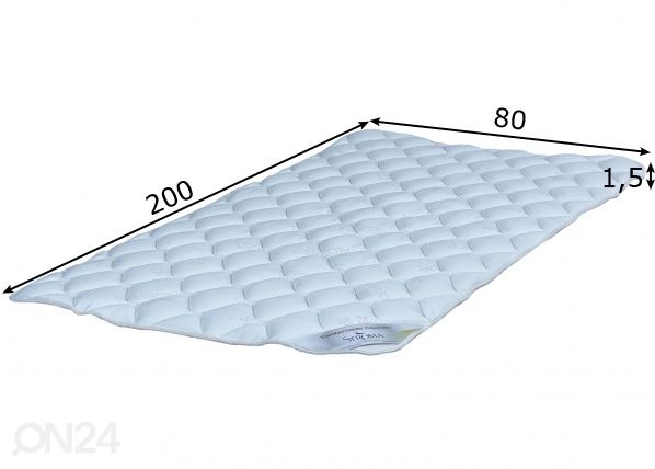 Stroma petauspatja Top Comfort 80x200 cm mitat
