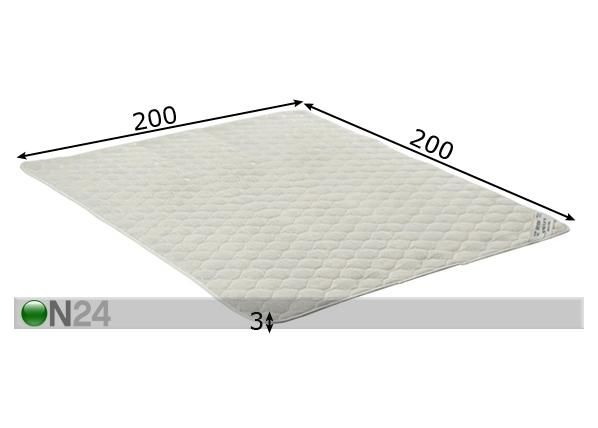Stroma sijauspatja TOP 200x200 cm