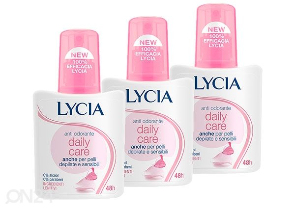 Suihkedeodorantti LYCIA DAILY CARE 3x75ml