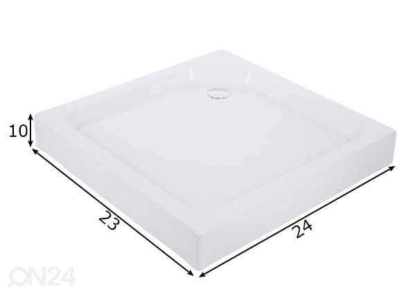Suihkuallas Harma mitat