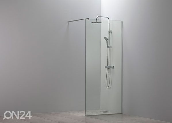 Suihkuseinä Conforto 90 cm, kirkas