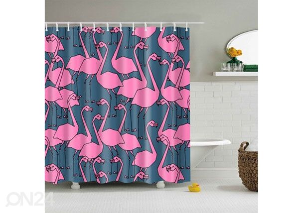 Suihkuverho FLAMINGO GREY