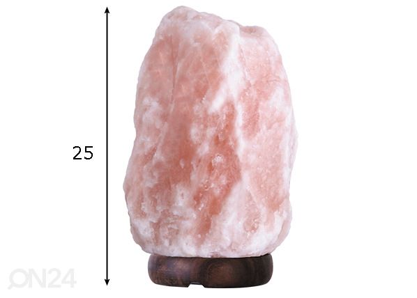 Suolalamppu 8 kg mitat