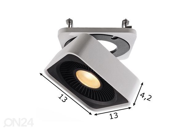 Suunnattava kattovalaisin BLACK & WHITE LED mitat