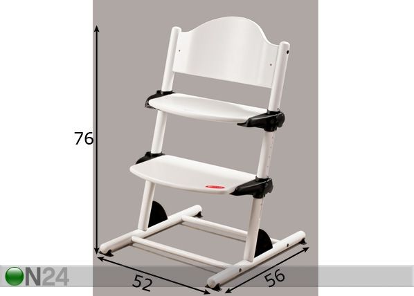 Syöttötuoli BRITTON EAT2GROW mitat