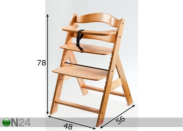 Syöttötuoli BRITTON PICNIK mitat