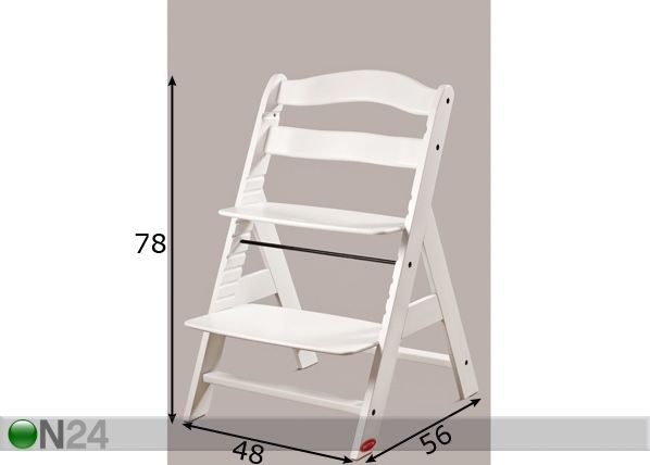 Syöttötuoli BRITTON PICNIK mitat