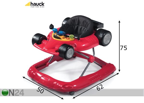 Taaperotuoli HAUCK RACER mitat