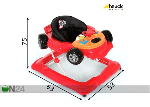 Taaperotuoli HAUCK RACER II mitat