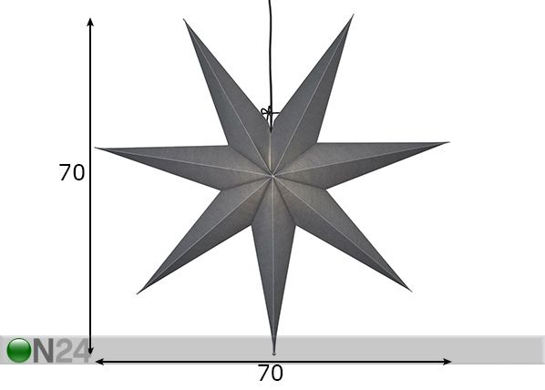 Tähti Ozen 70 cm mitat