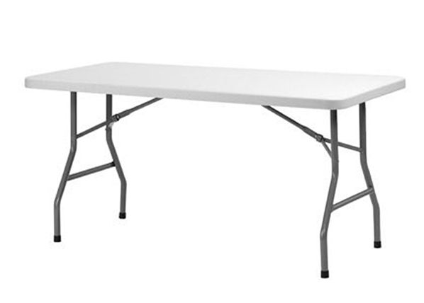 Taitettava puutarhapöytä 76x152 cm