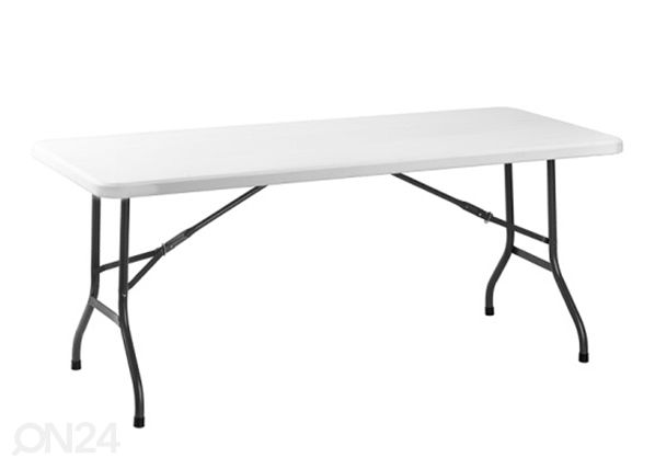 Taitettava puutarhapöytä 76x183 cm