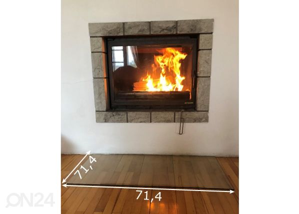 Takan eduslasi 71,4x71,4x0,6 cm mitat