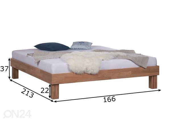 Tammi sänky Judith 160х200 cm mitat
