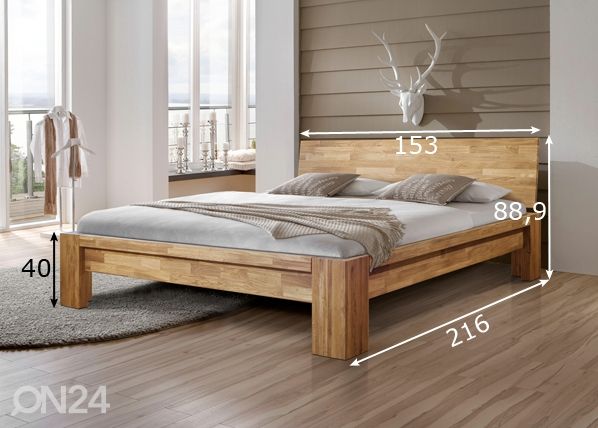 Tammi sänky Montana 140х200 cm mitat
