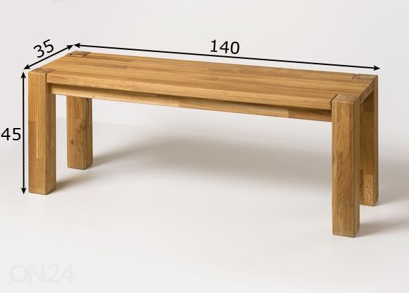 Tammipenkki Provence 01 140 cm mitat
