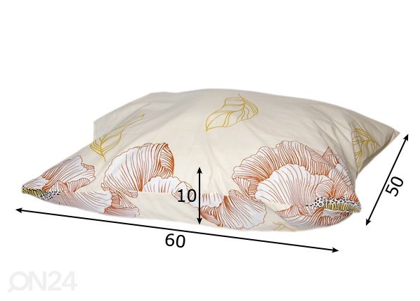 Tattarityyny 50x60 cm mitat