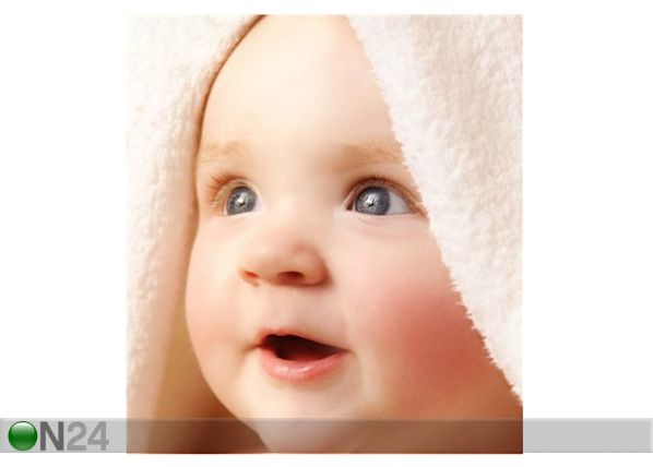 Taulu BABY IN BATH TOWEL 120x133 cm