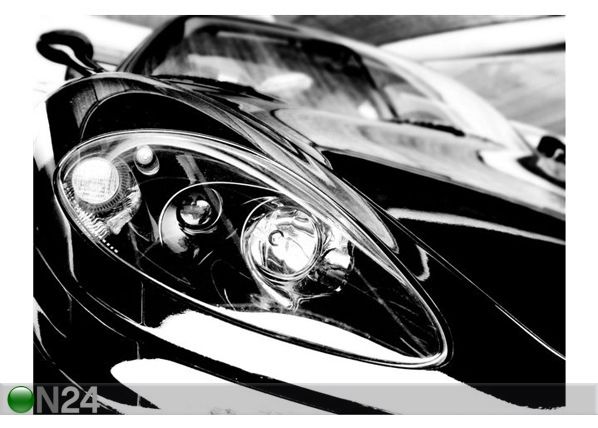 Taulu BLACK SPORT CAR 53x40 cm