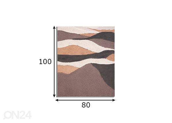 Taulu Darky 80x100 cm mitat