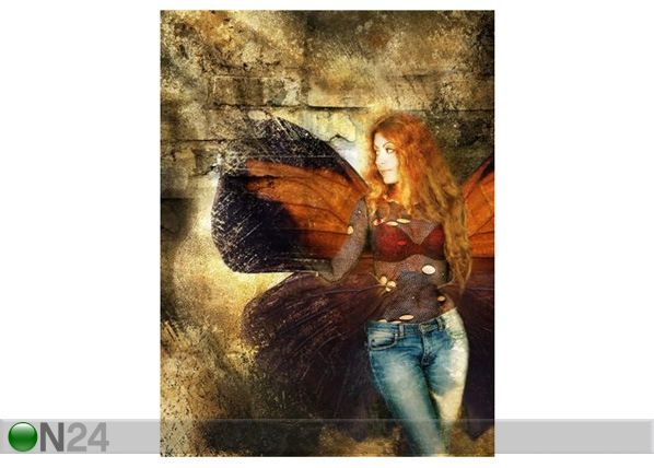 Taulu FAIRY GIRL-BUTTERFLY 60x80 cm
