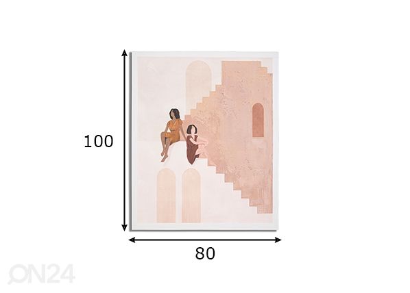 Taulu Lady-B 80x100 cm mitat