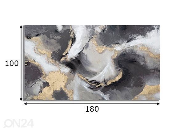 Taulu Richy 180x100 cm mitat