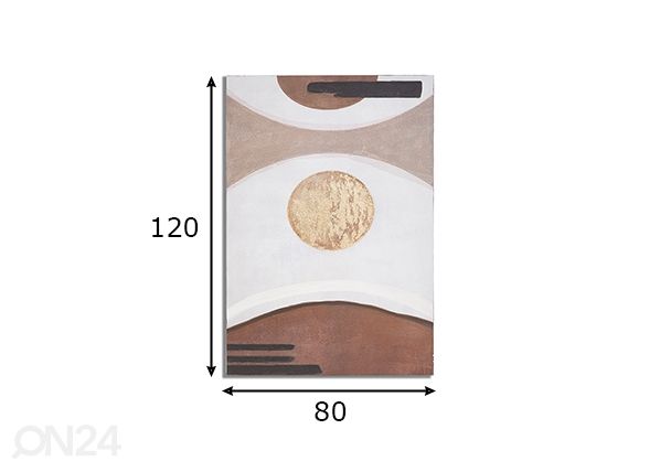 Taulu Sunry 120x80 cm mitat