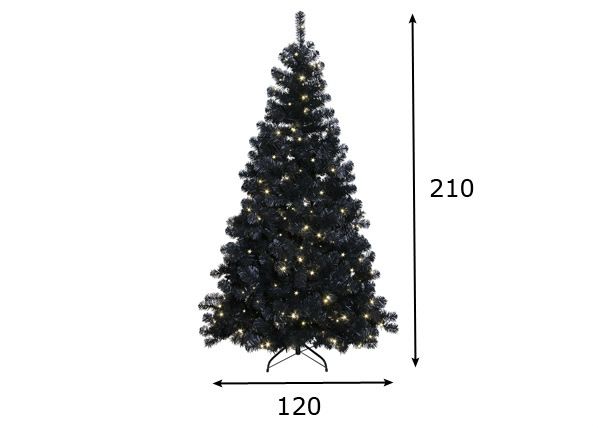 Tekokuusi LED valoilla Ottawa 210 cm mitat