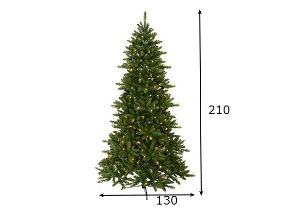 Tekokuusi Minnesota LED 210 cm mitat
