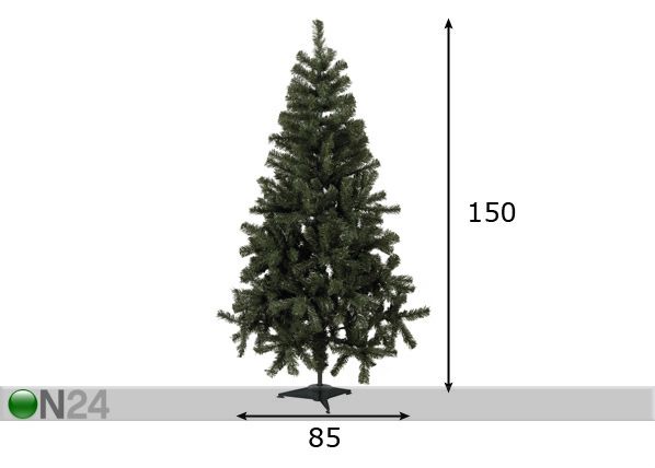 Tekokuusi QUEPEC 150 cm mitat