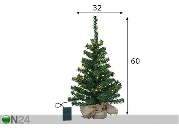 Tekokuusi Toppy LED valoilla 60 cm mitat