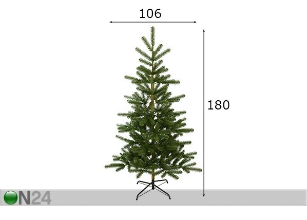 Tekokuusi Visby 180 cm mitat