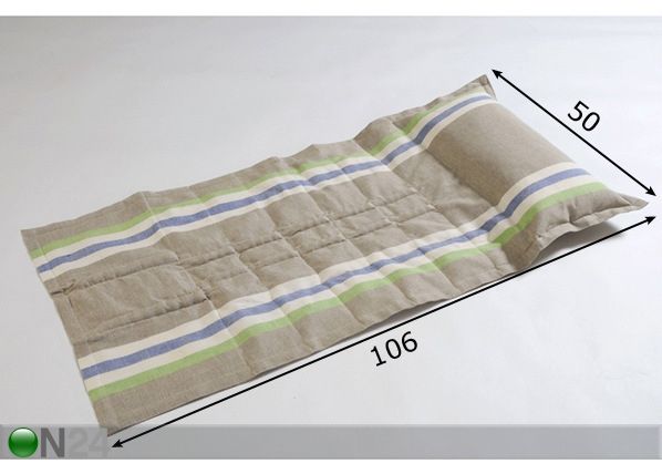 Terveysmatto 50x106 cm mitat