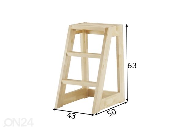 Tikasjakkara Askel, koivu mitat