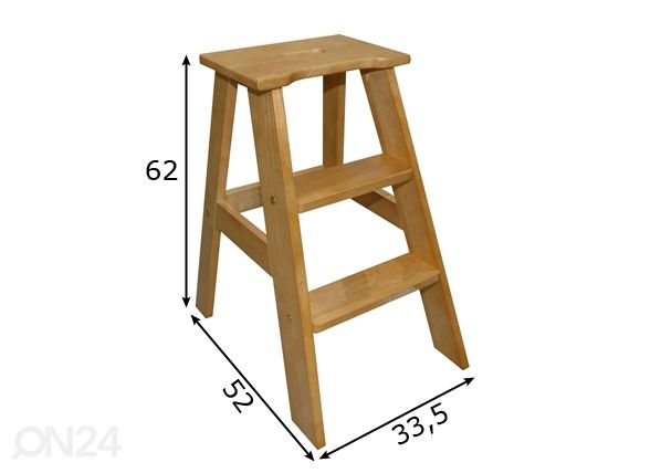 Tikastuoli Stepper mitat