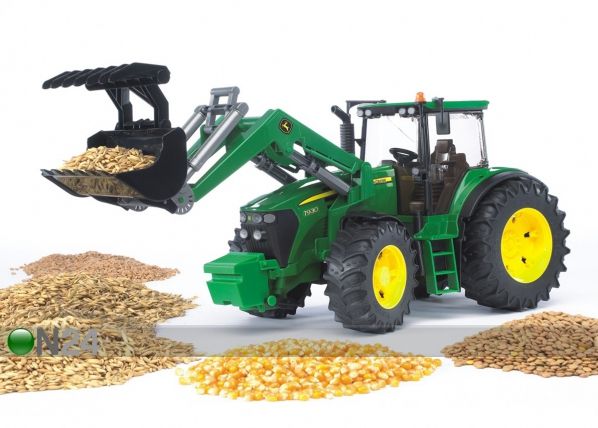 Traktori, kaivuri BRUDER JOHN DEERE