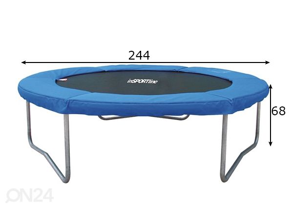 Trampoliini 244 cm mitat