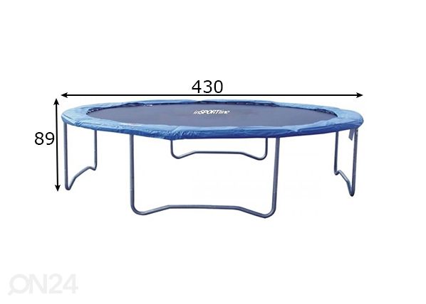 Trampoliini 430 cm mitat