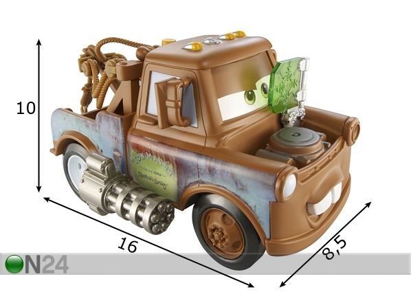 Trikkiauto CARS2 mitat