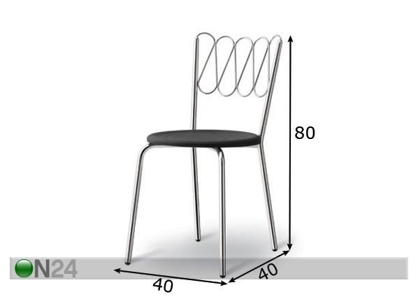 Tuoli mitat
